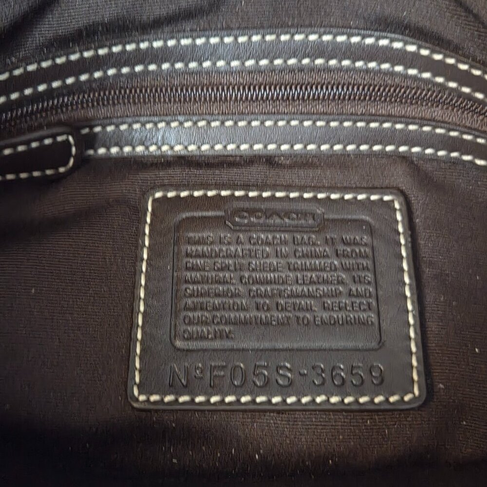 Coach Soho Vintage Y2K Suede Hobo Shoulder Bag - Picture 5 of 6